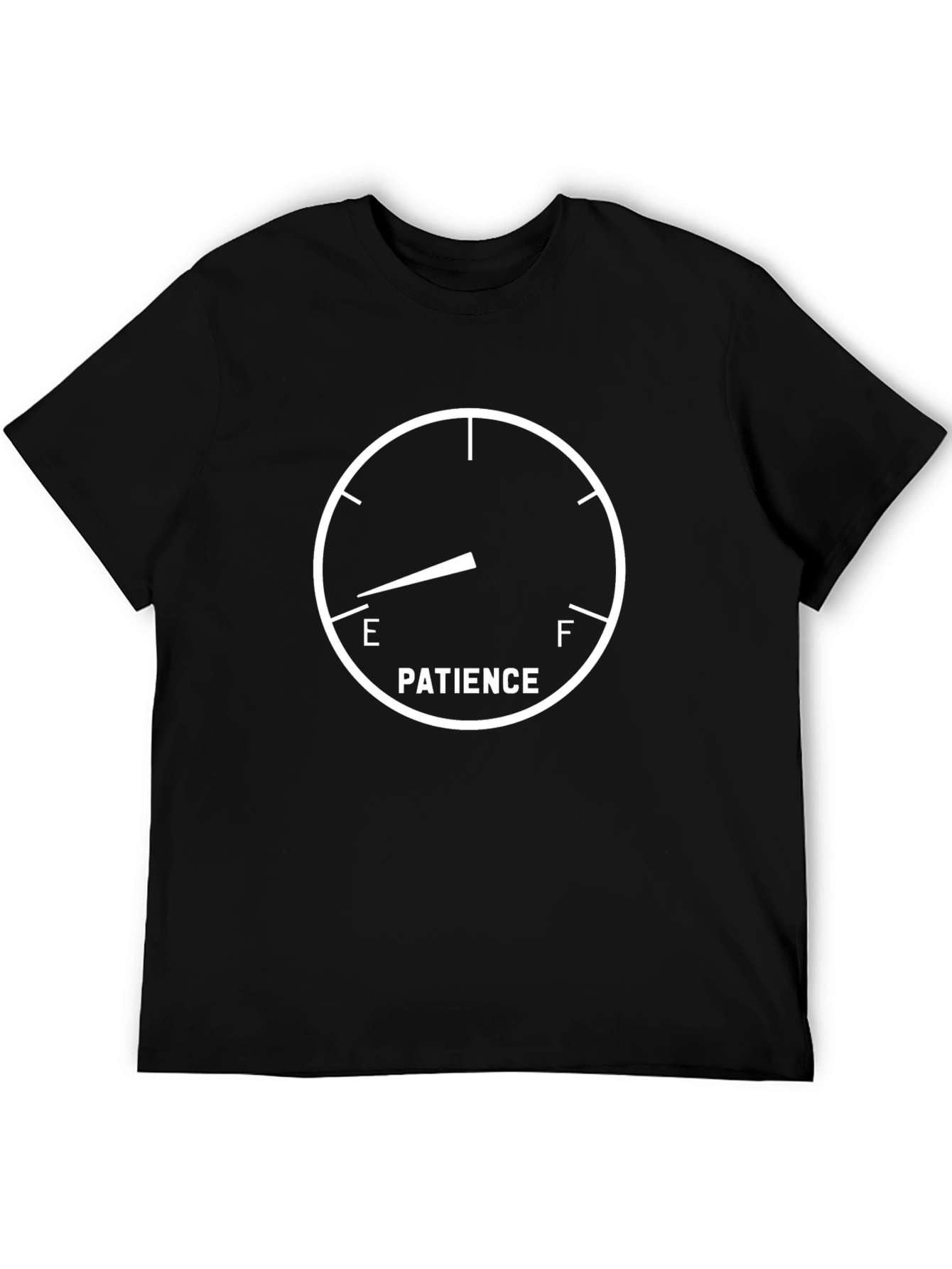 Patience Meter Graphic Tee - Funny Adult Humor