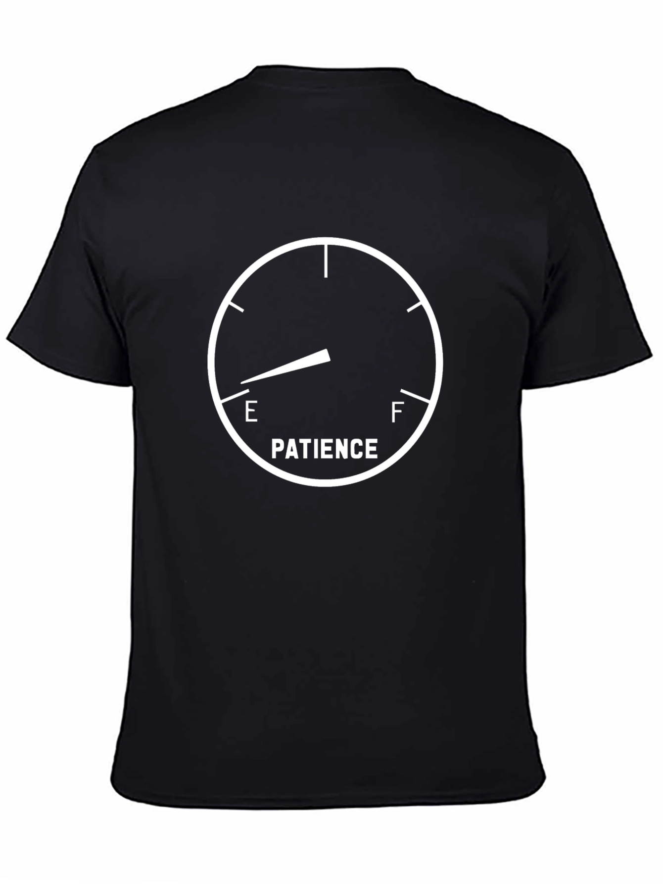 Patience Meter Graphic Tee - Funny Adult Humor