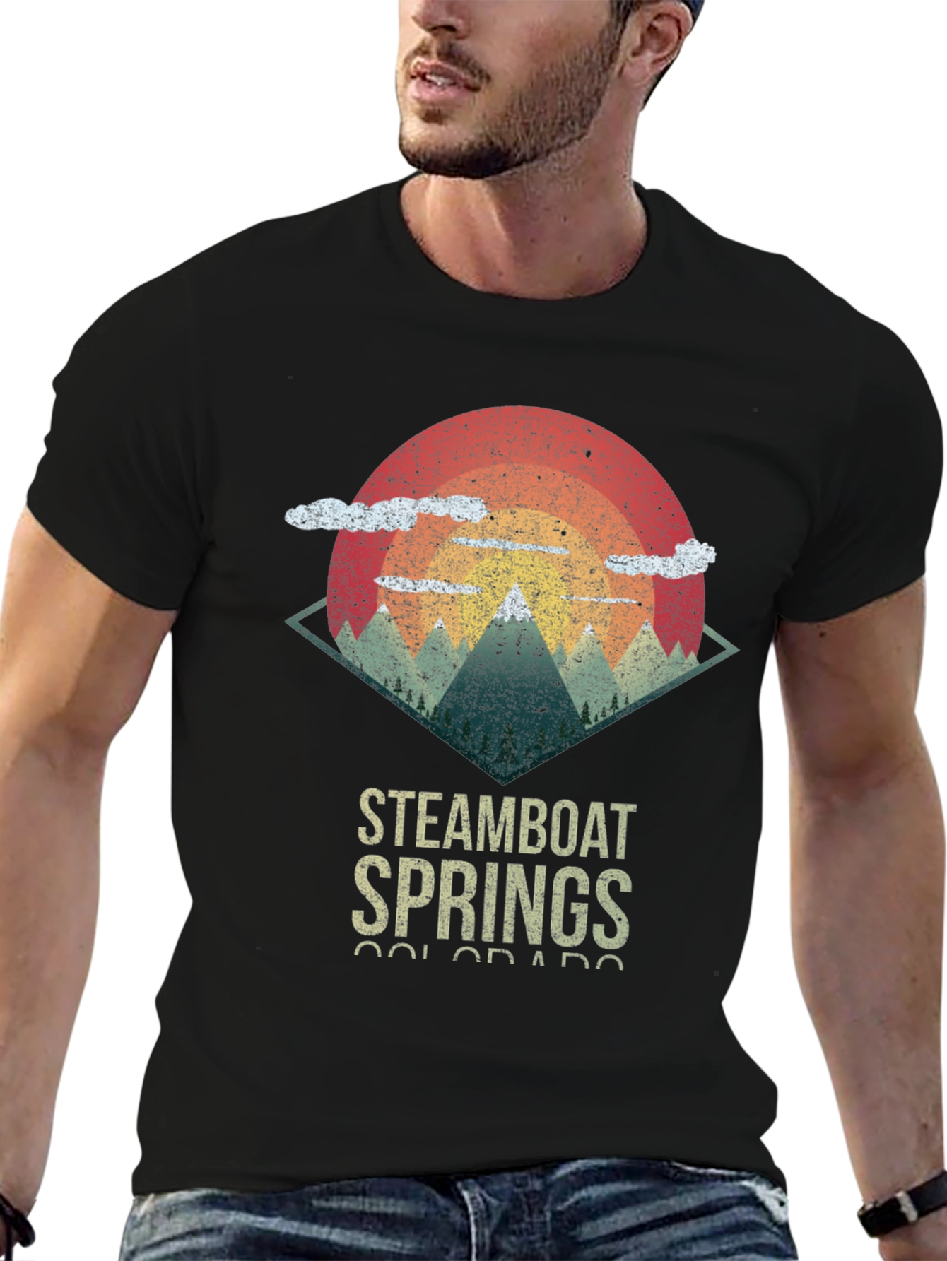 Steamboat Springs Retro T-Shirt