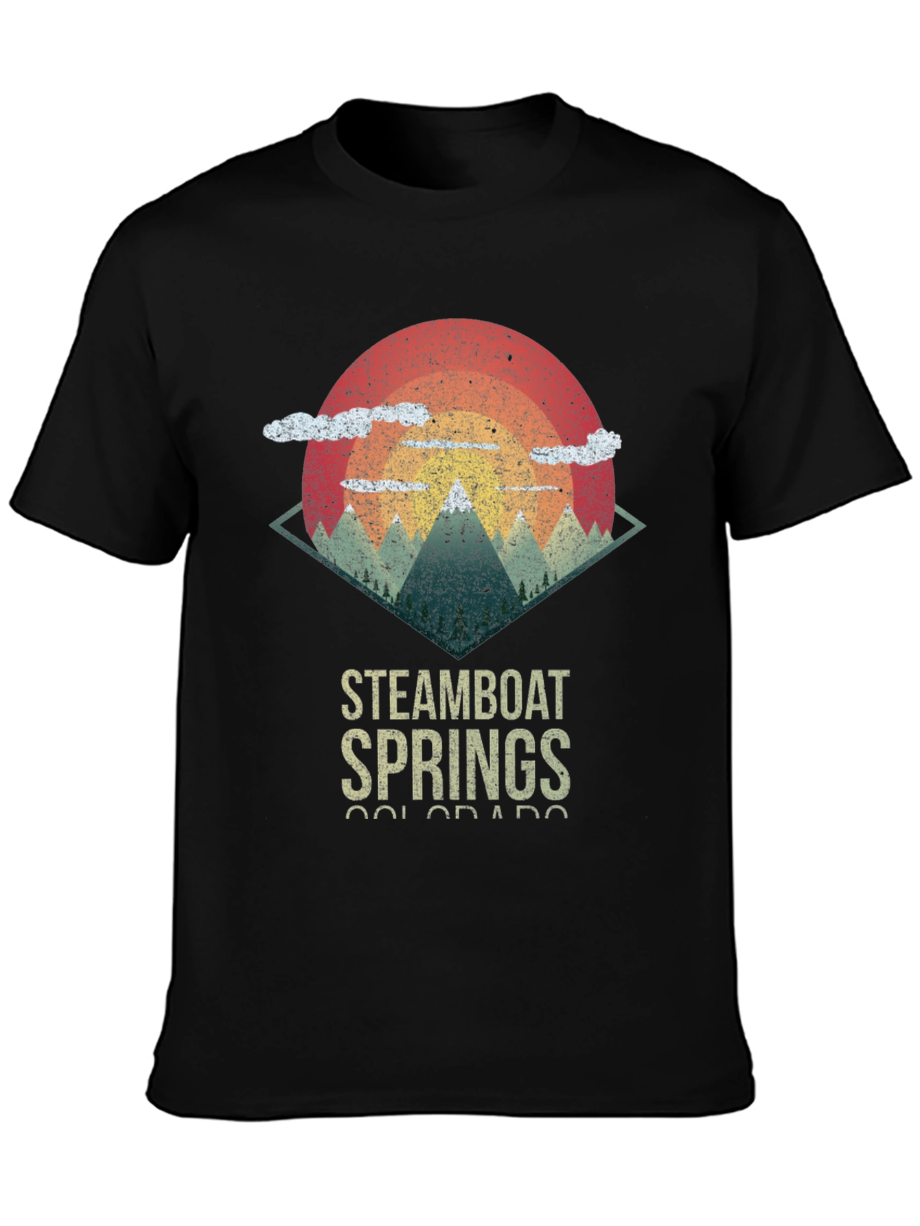 Steamboat Springs Retro T-Shirt