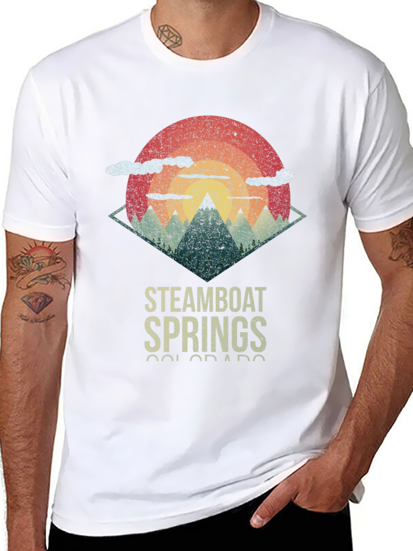 Steamboat Springs Retro T-Shirt