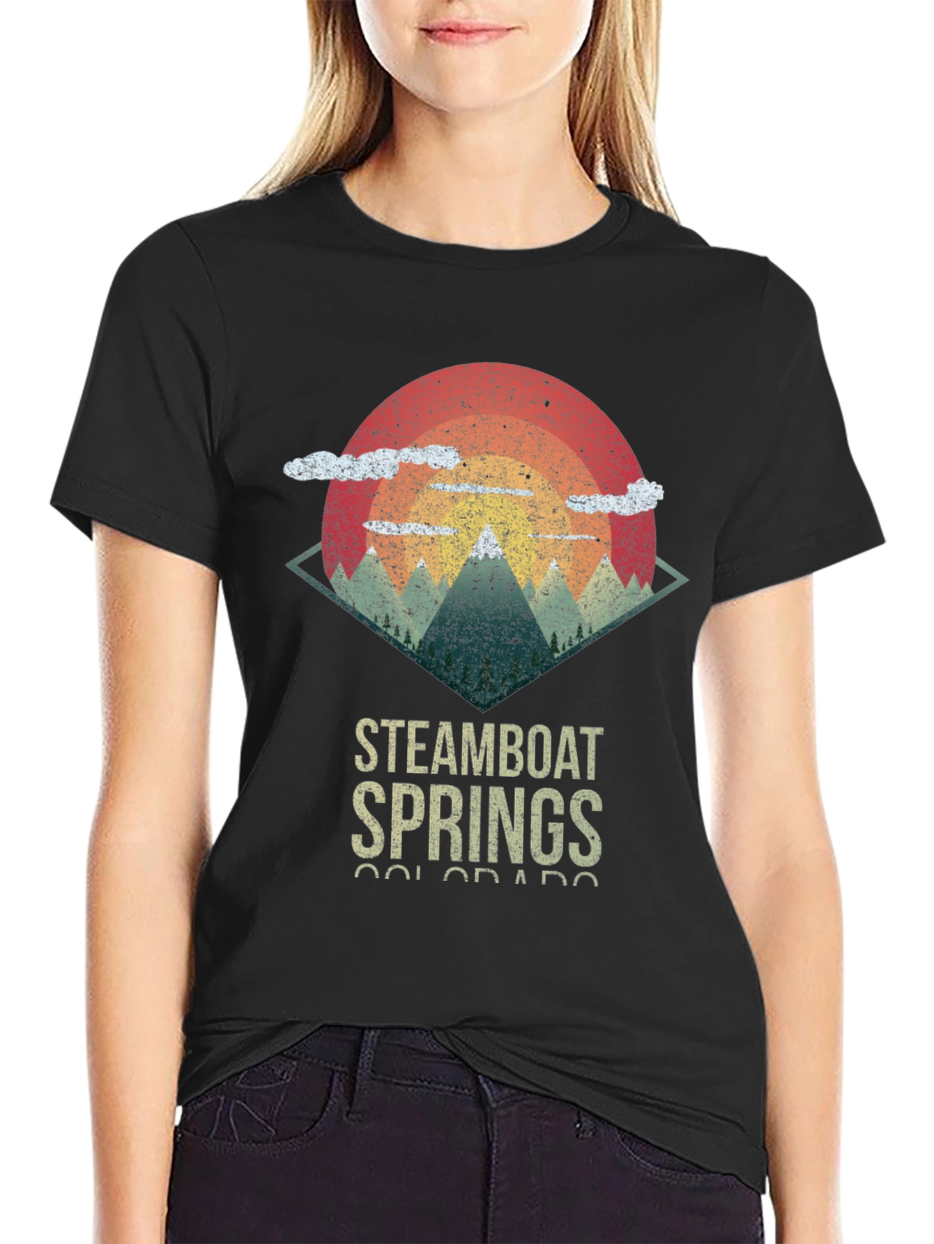 Steamboat Springs Retro T-Shirt