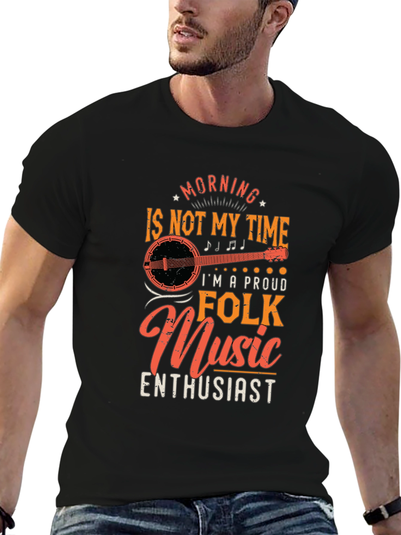 Folk Music Enthusiast T-Shirt