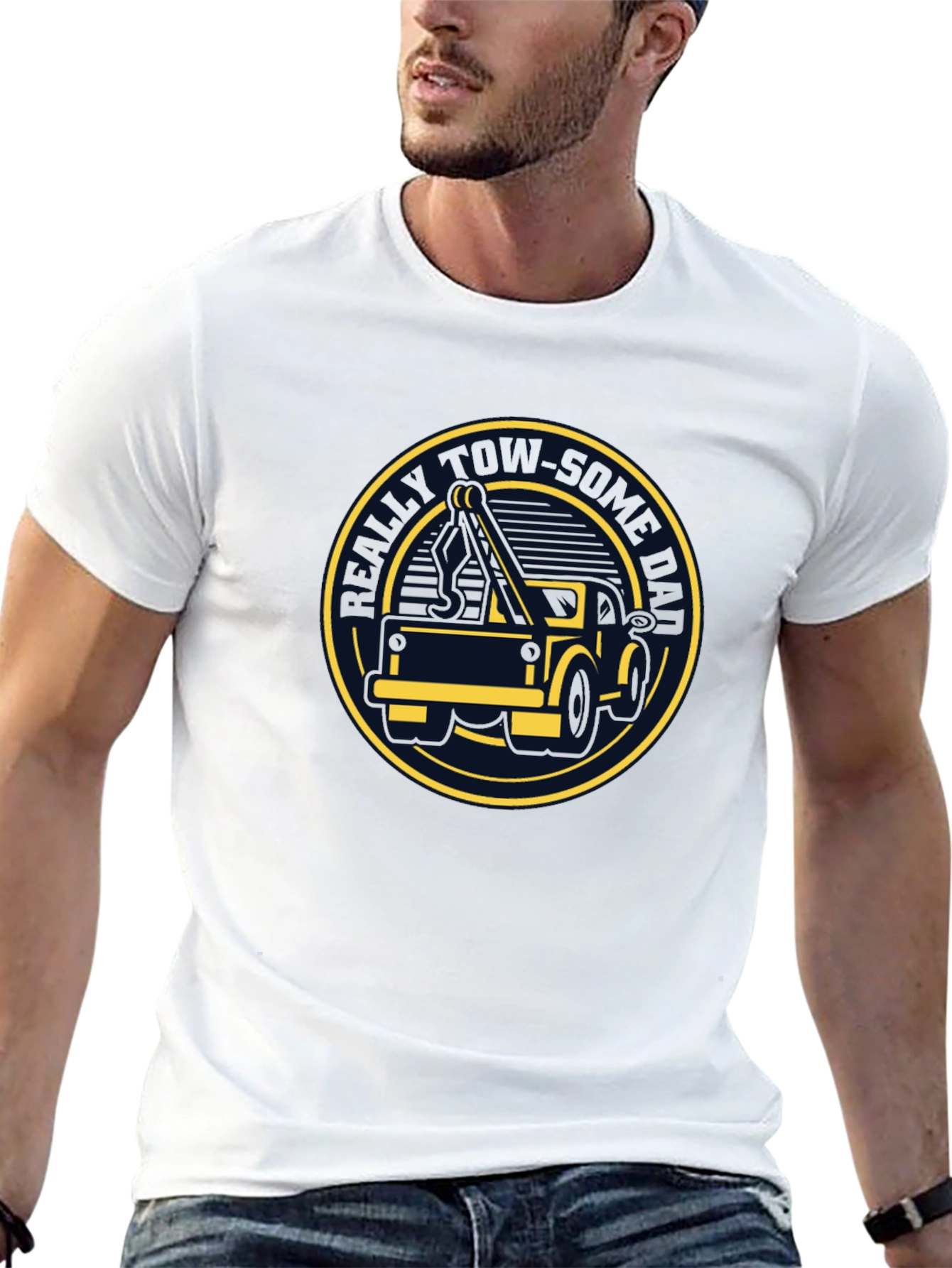 Tow Truck Graphic T-Shirt