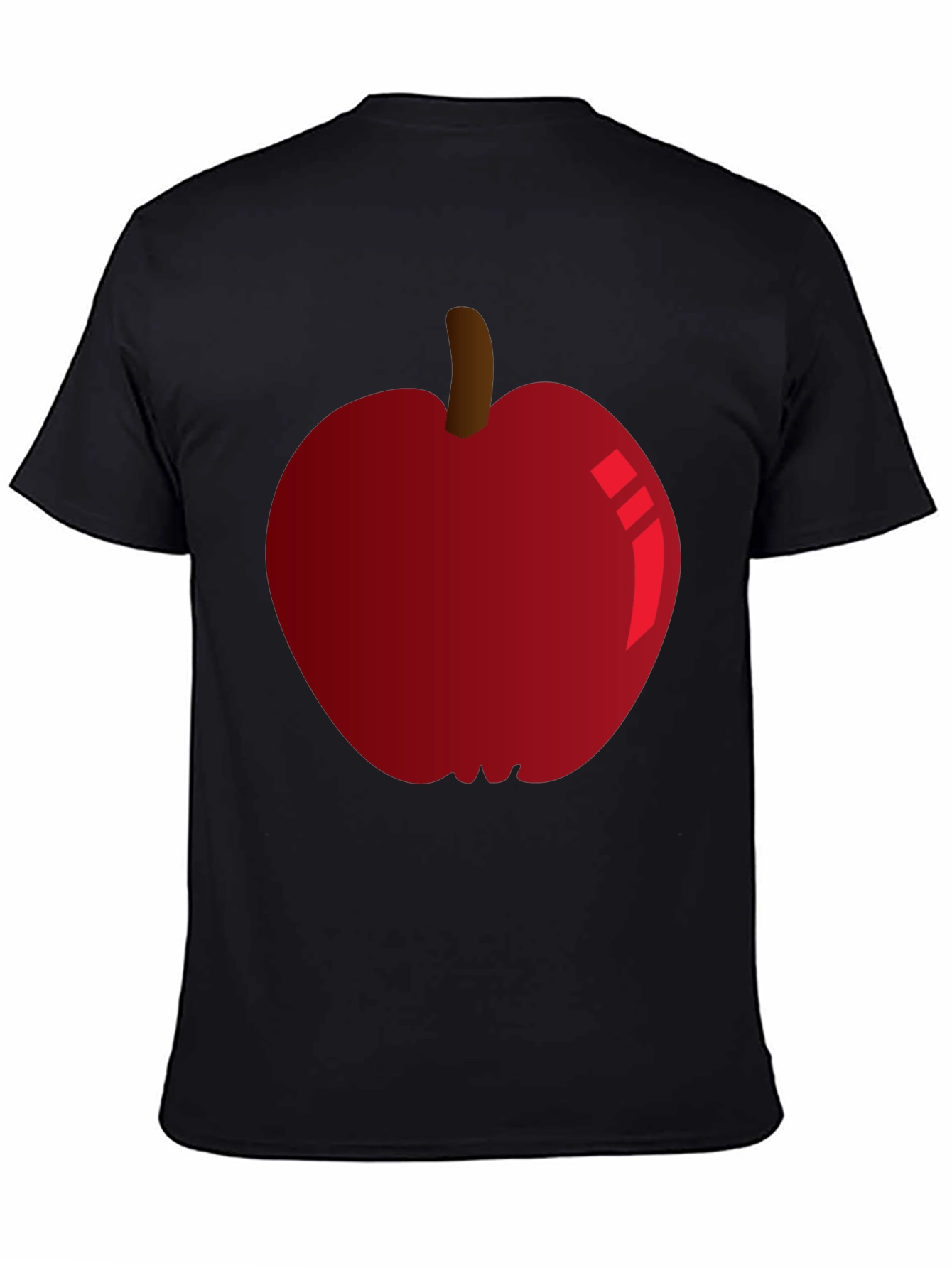 Red Apple Graphic Tee - Fruit Lovers T-Shirt