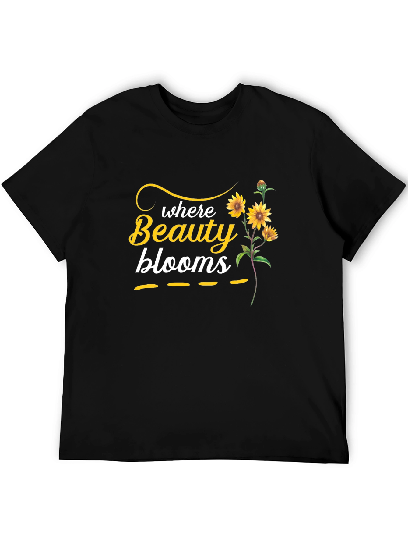 Beauty Blooms Graphic Tee - Stylish Floral T-Shirt