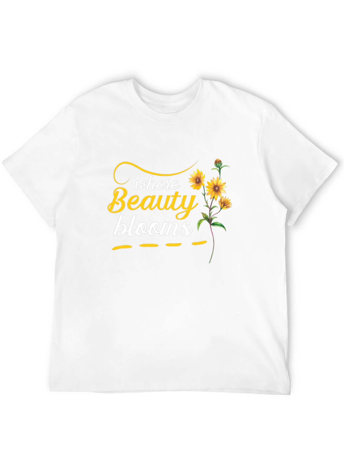 Beauty Blooms Graphic Tee - Stylish Floral T-Shirt