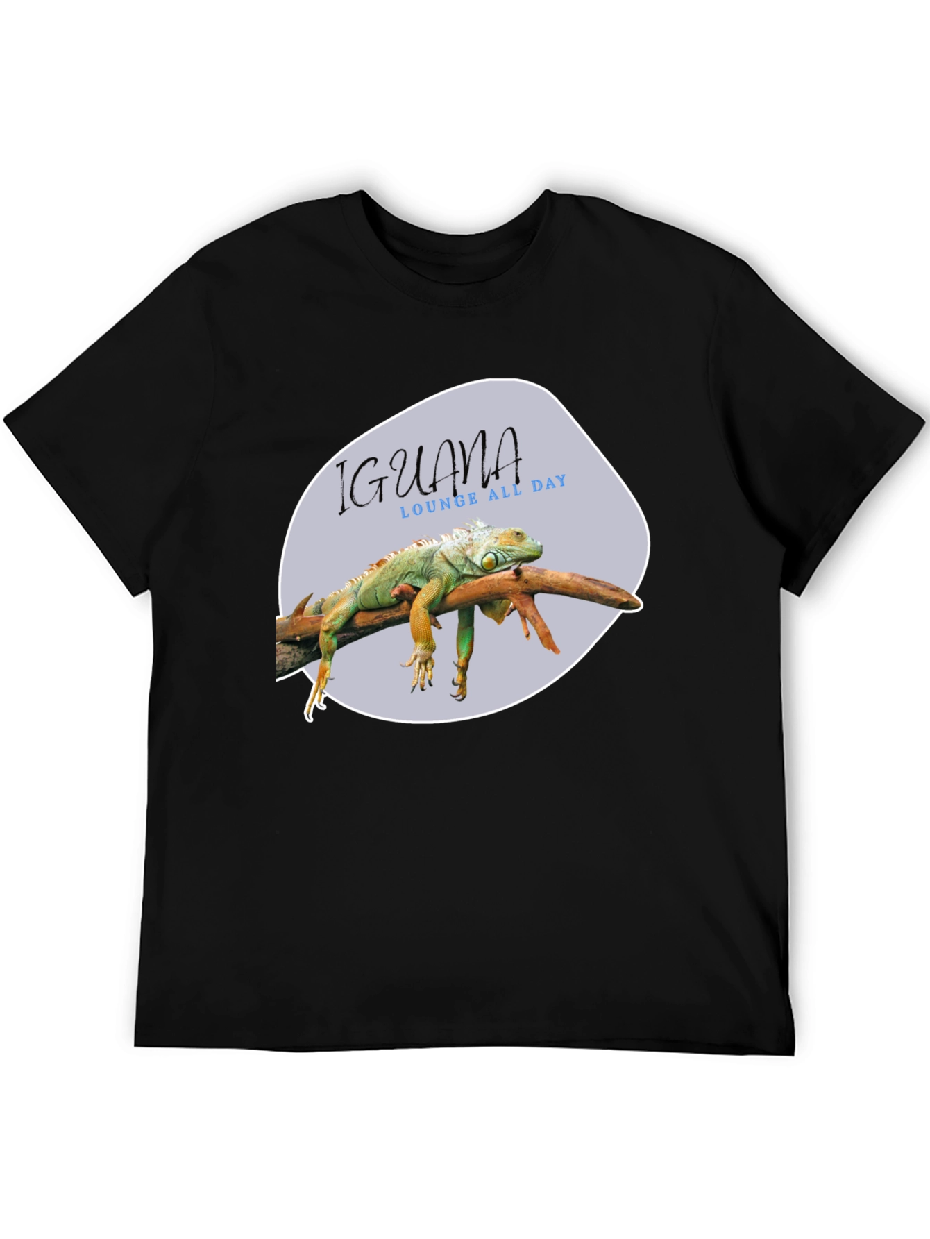 Iguana Lounge All Day Black T-Shirt