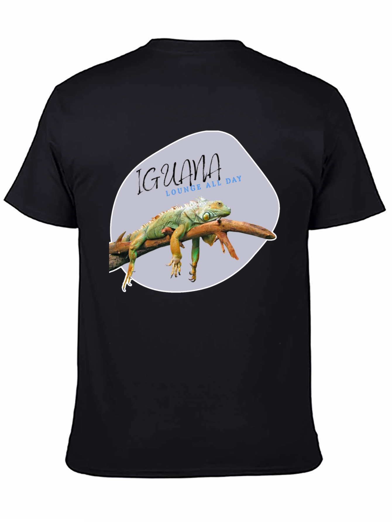 Iguana Lounge All Day Black T-Shirt