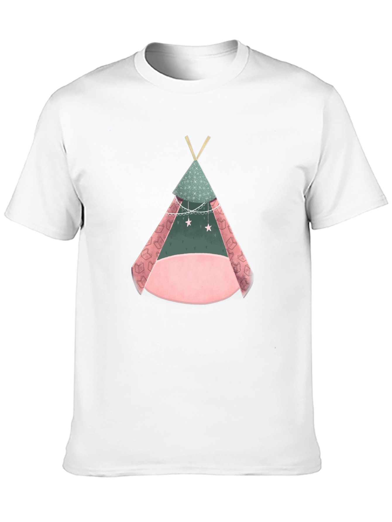 Teepee Graphic Black T-Shirt