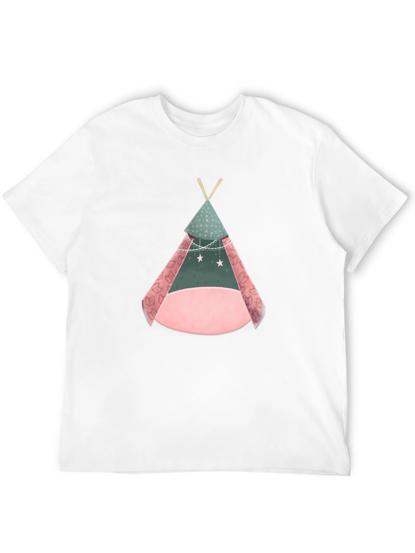Teepee Graphic Black T-Shirt
