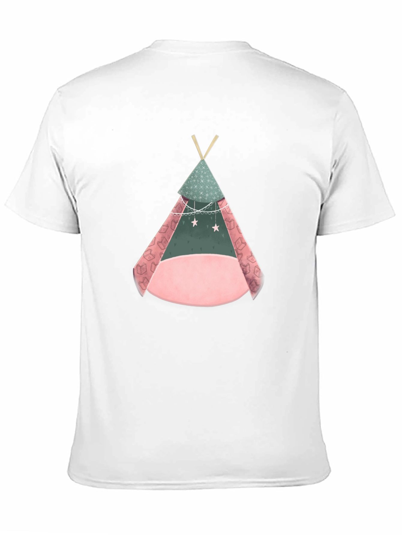 Teepee Graphic Black T-Shirt
