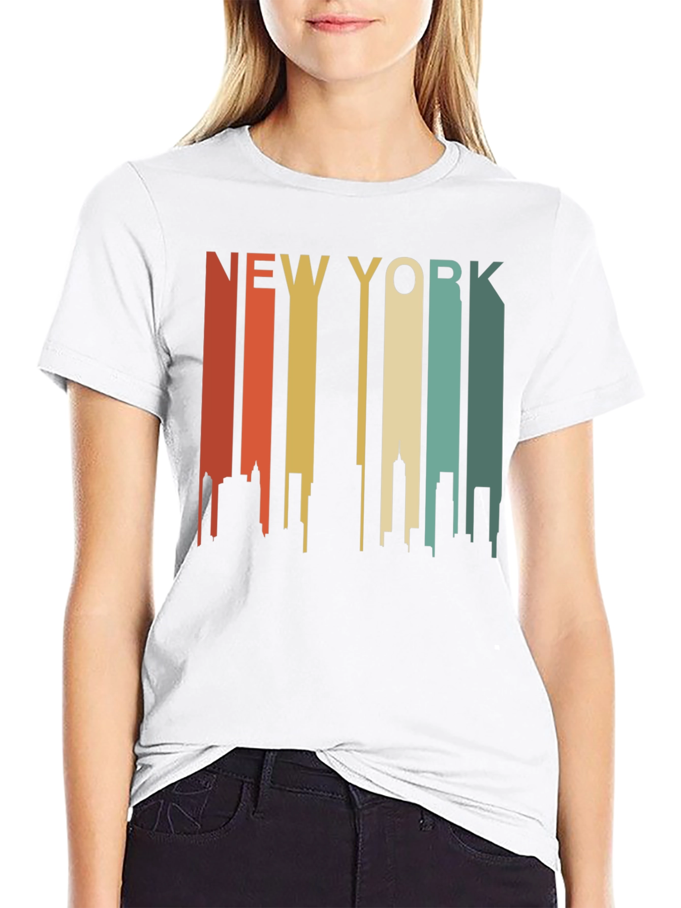 Retro New York Skyline T-Shirt