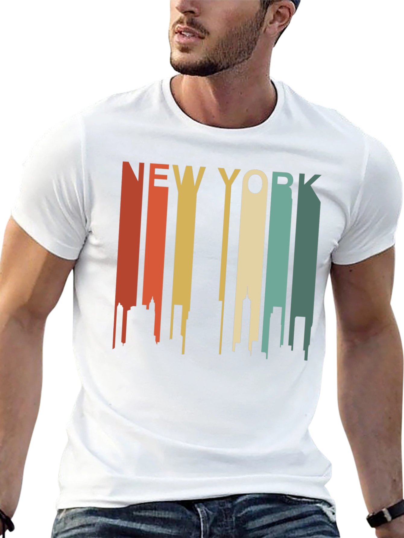 Retro New York Skyline T-Shirt