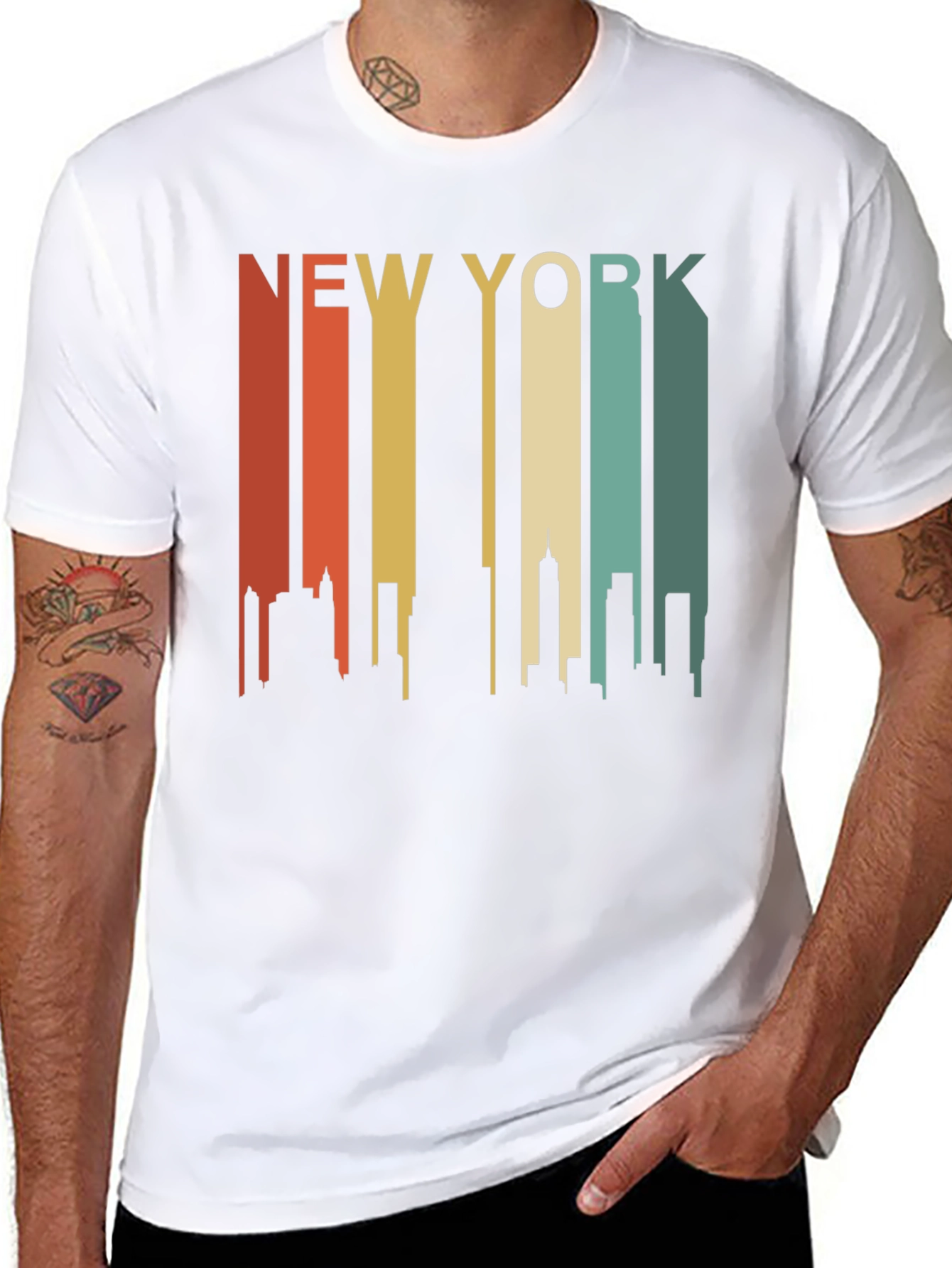 Retro New York Skyline T-Shirt