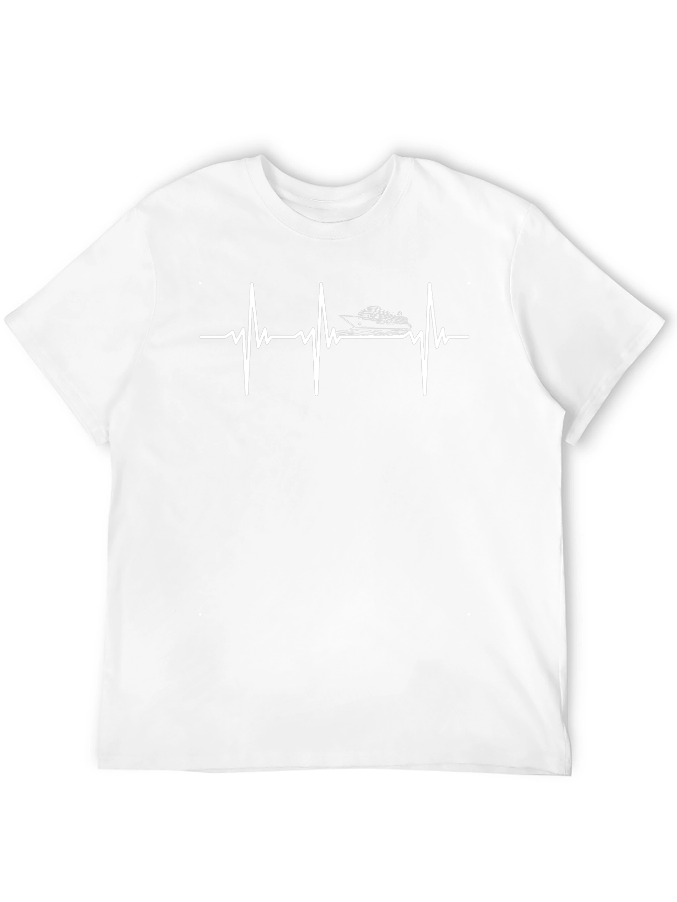 Boat Heartbeat T-Shirt - Nautical Style