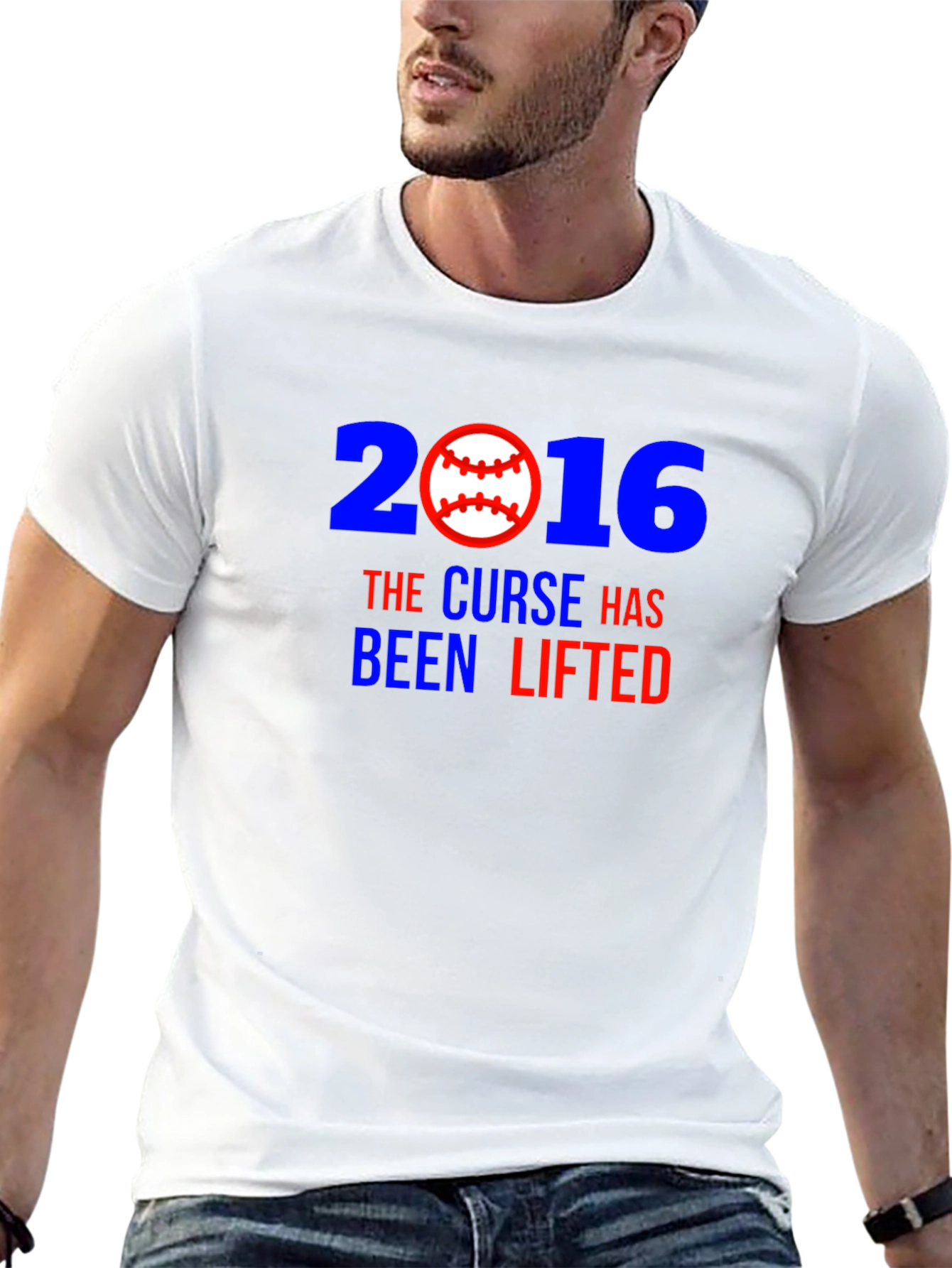 2016 Curse Lifted Baseball T-Shirt