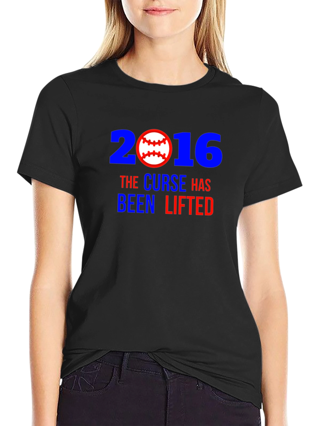 2016 Curse Lifted Baseball T-Shirt