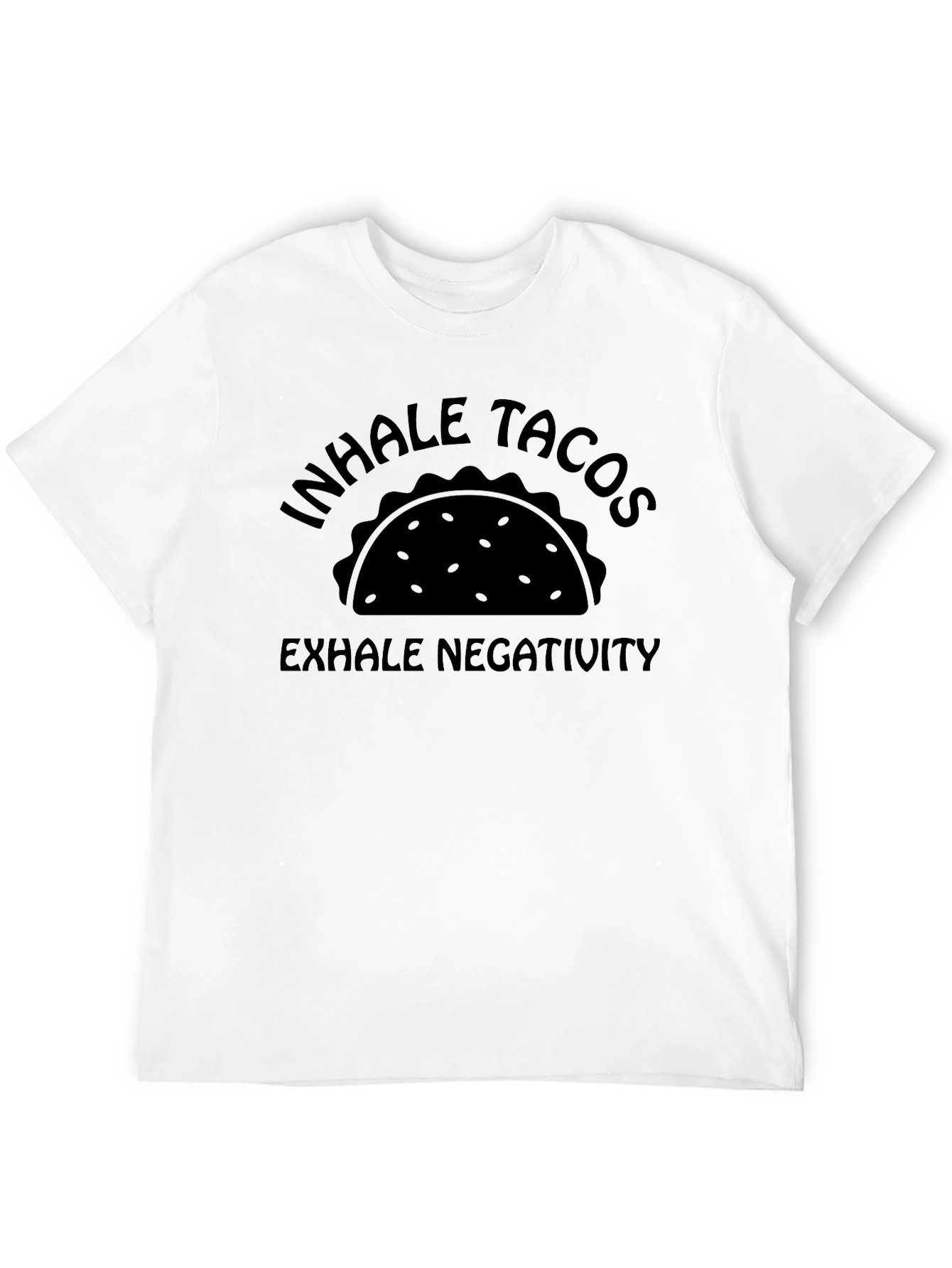 Inhale Tacos Exhale Negativity Graphic Tee