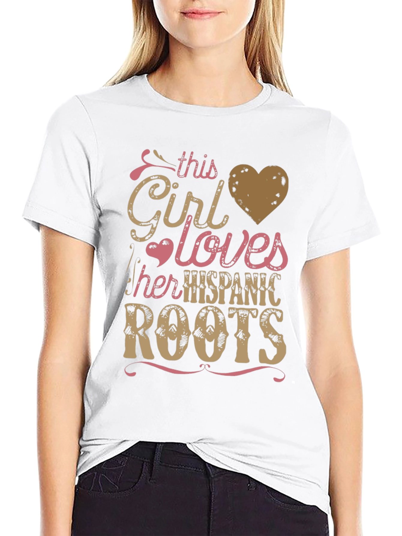 Hispanic Roots Girls T-Shirt