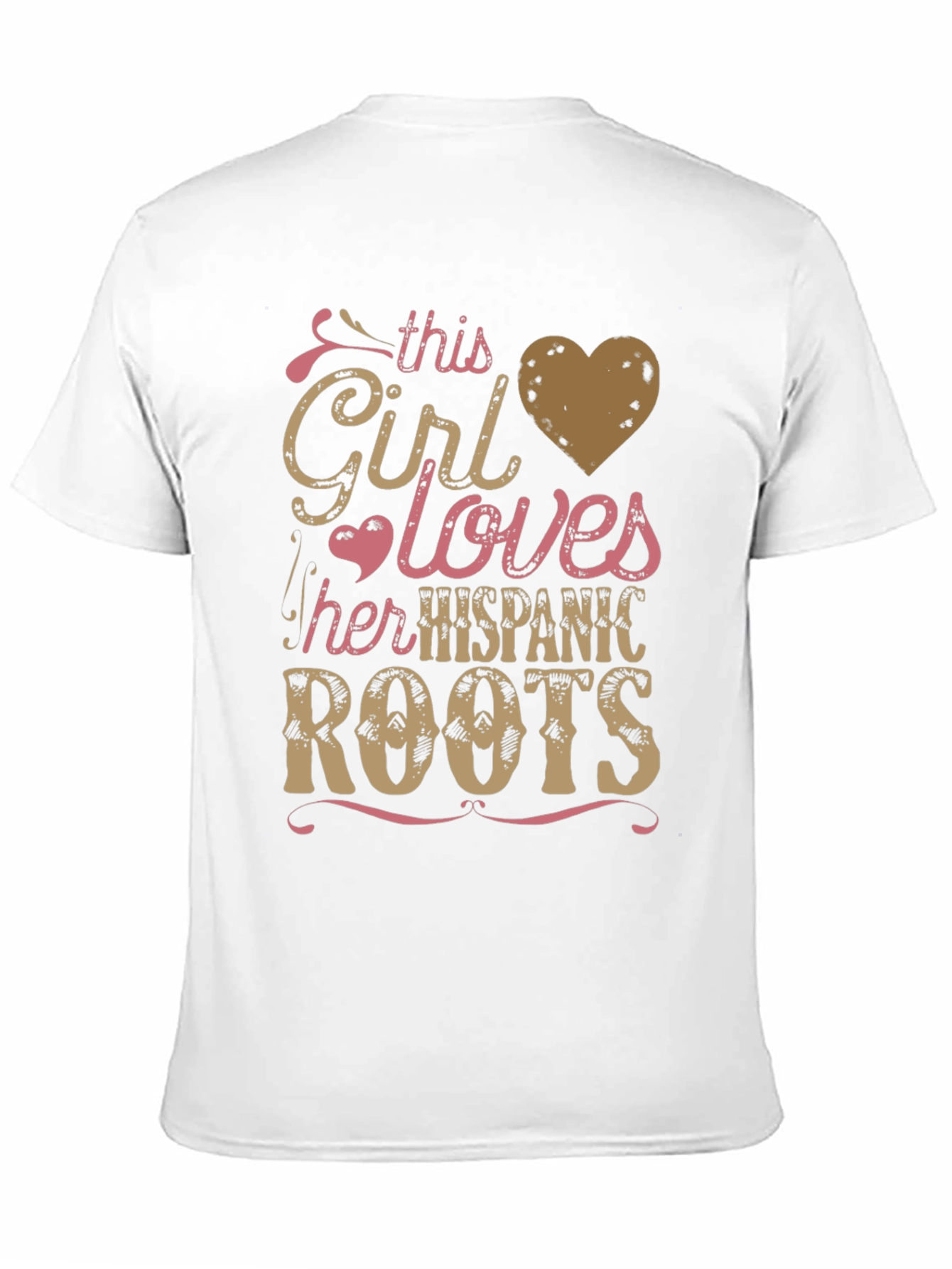 Hispanic Roots Girls T-Shirt