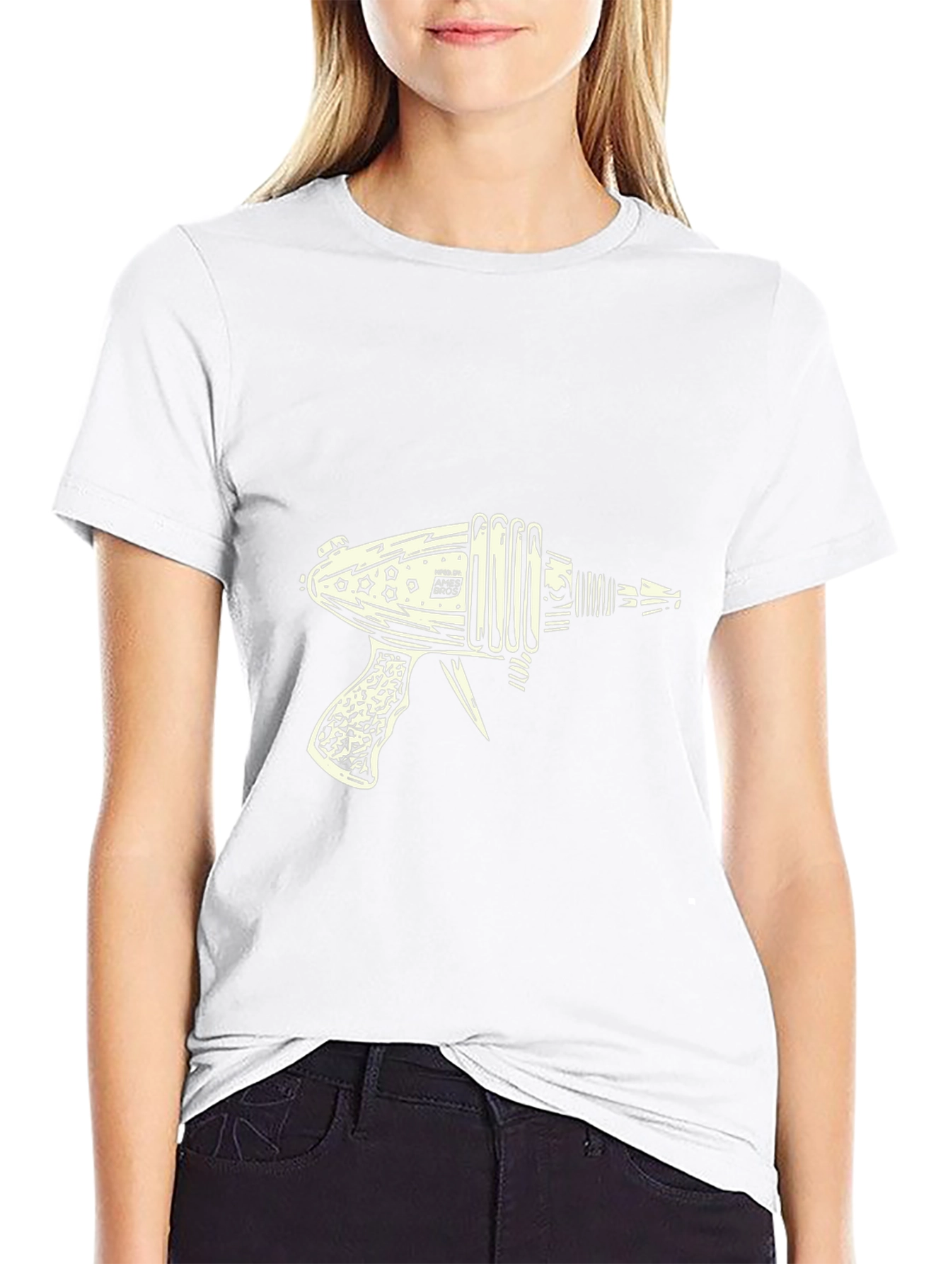Retro Ray Gun T-Shirt - Sci-Fi Novelty Tee