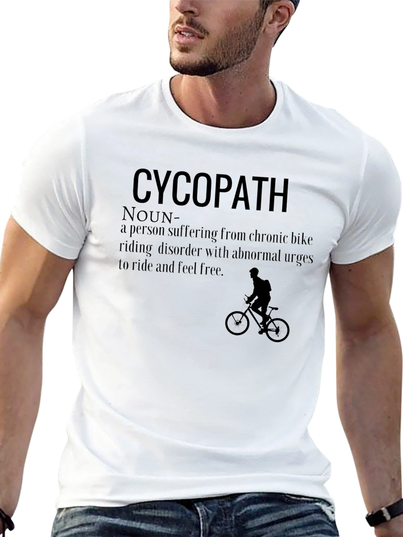 Cycopath T-Shirt - Funny Bike Riding Tee