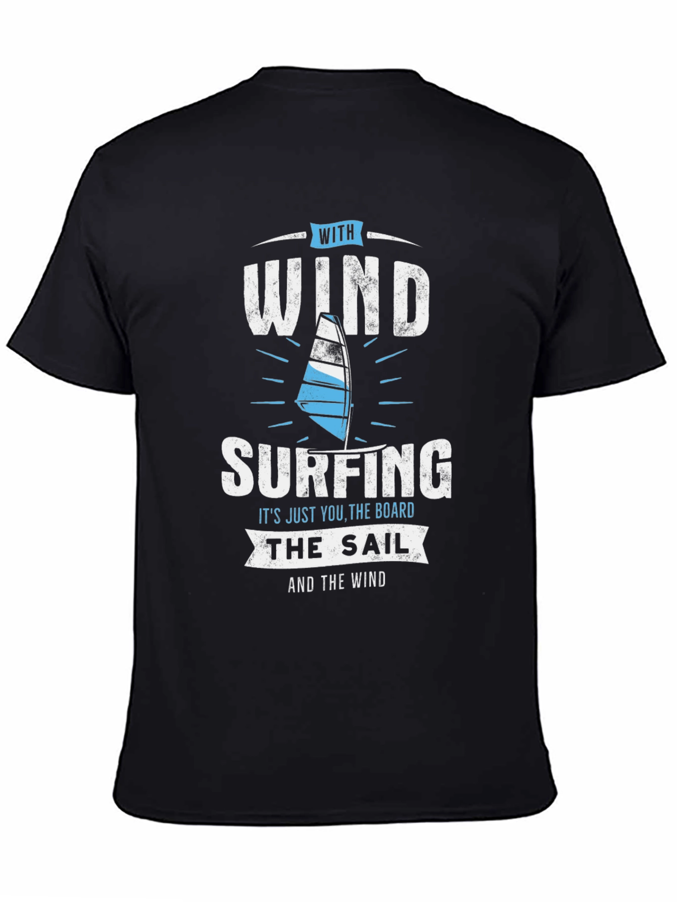 Wind Surfing Graphic T-Shirt - Ride the Wind