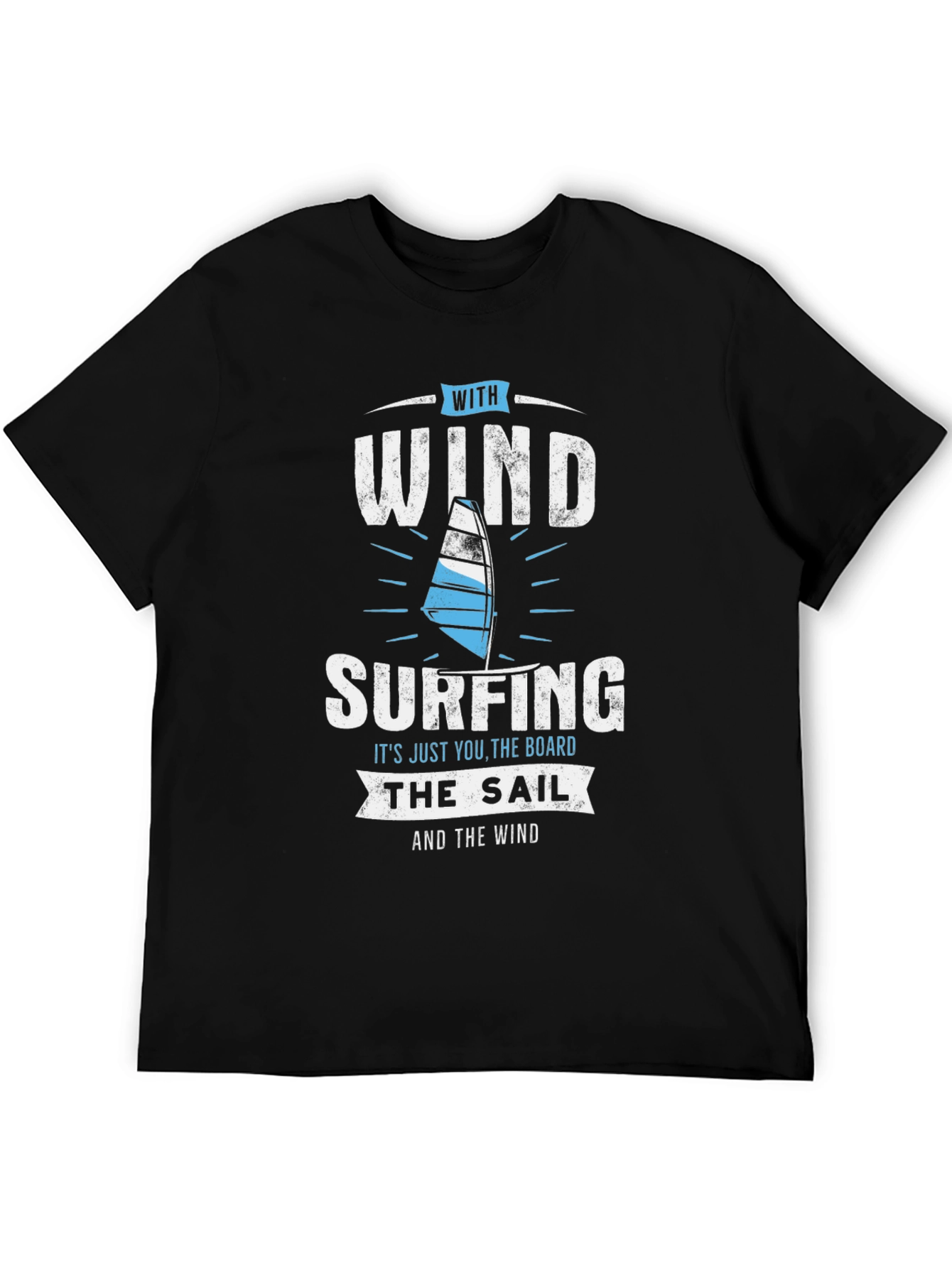 Wind Surfing Graphic T-Shirt - Ride the Wind