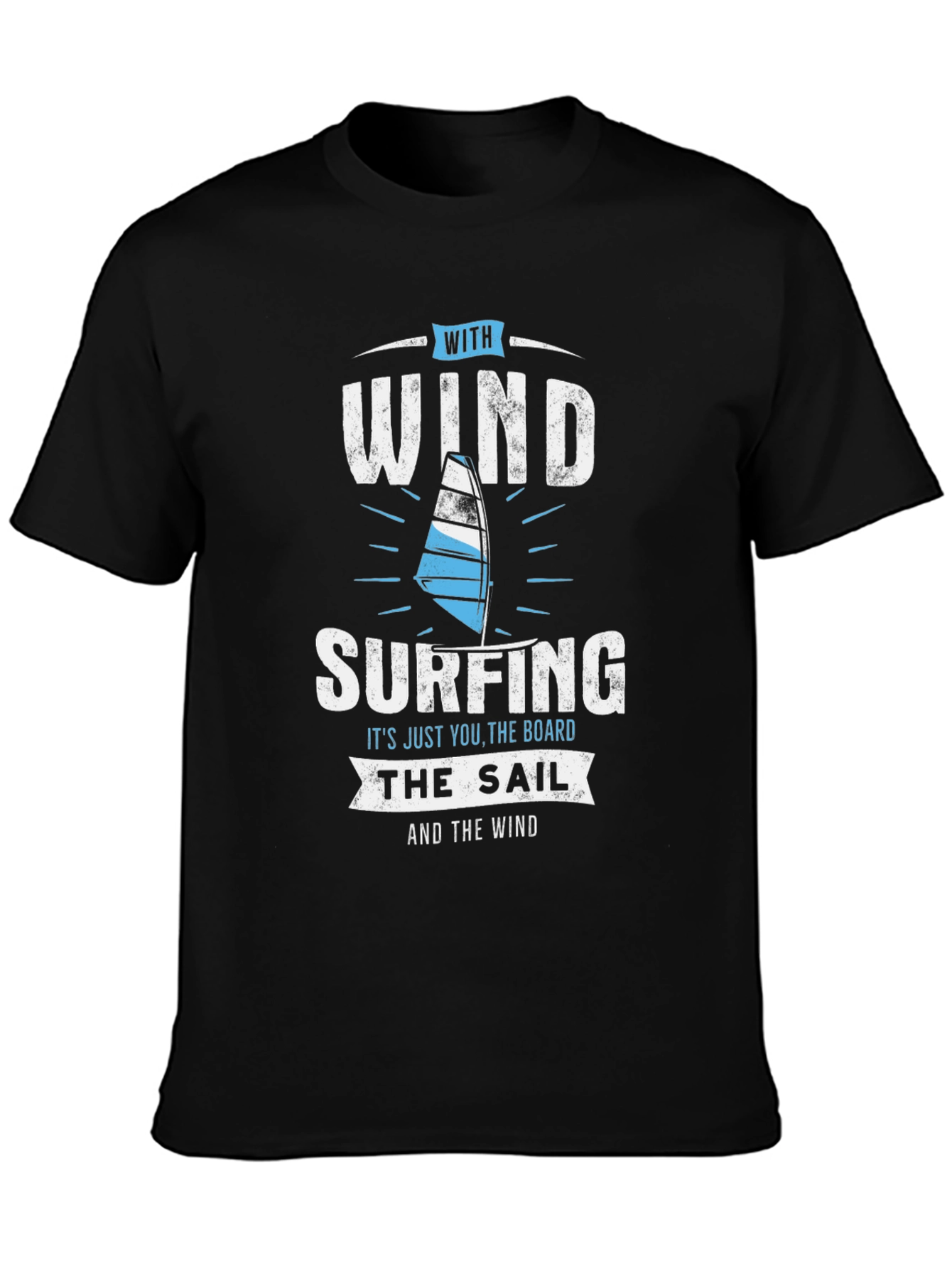 Wind Surfing Graphic T-Shirt - Ride the Wind