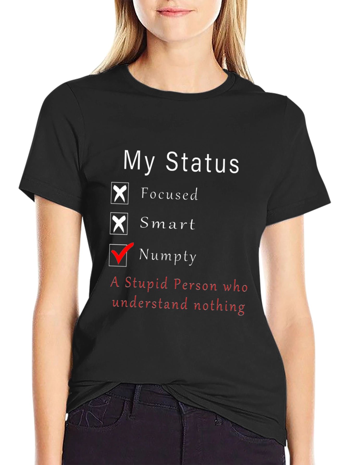 Funny My Status T-Shirt - Numpty Edition!