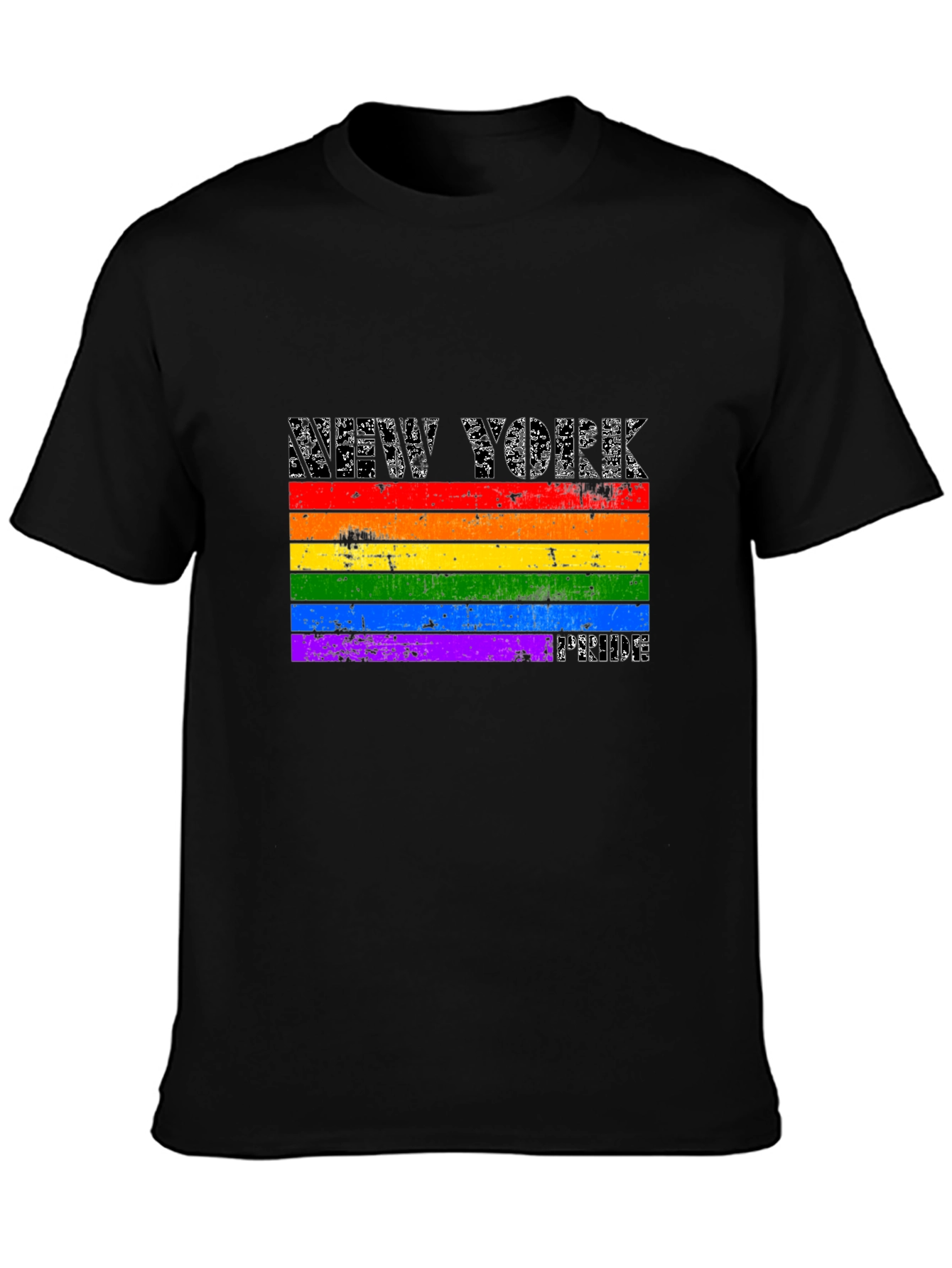 New York Pride Flag Graphic T-Shirt