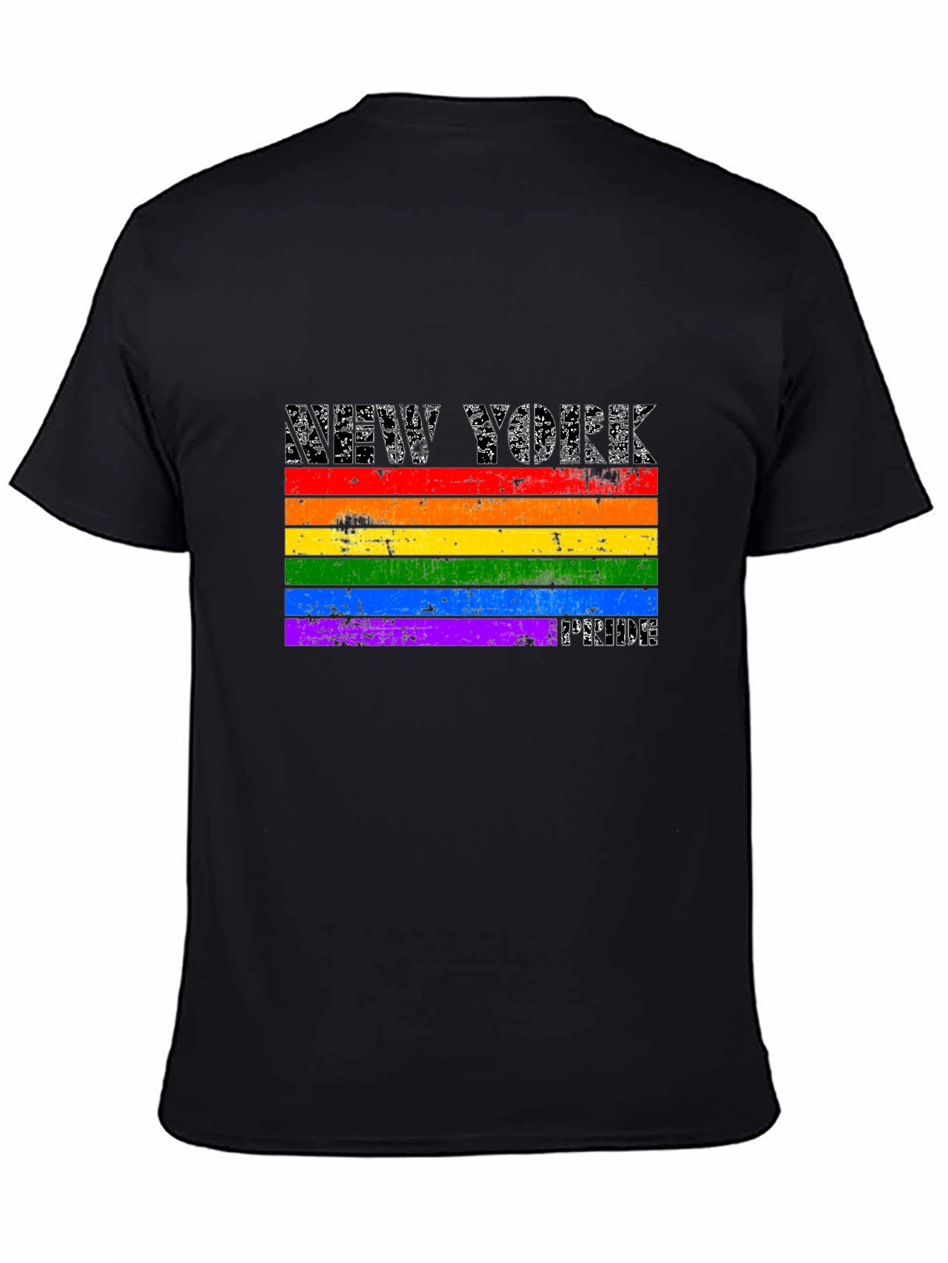 New York Pride Flag Graphic T-Shirt