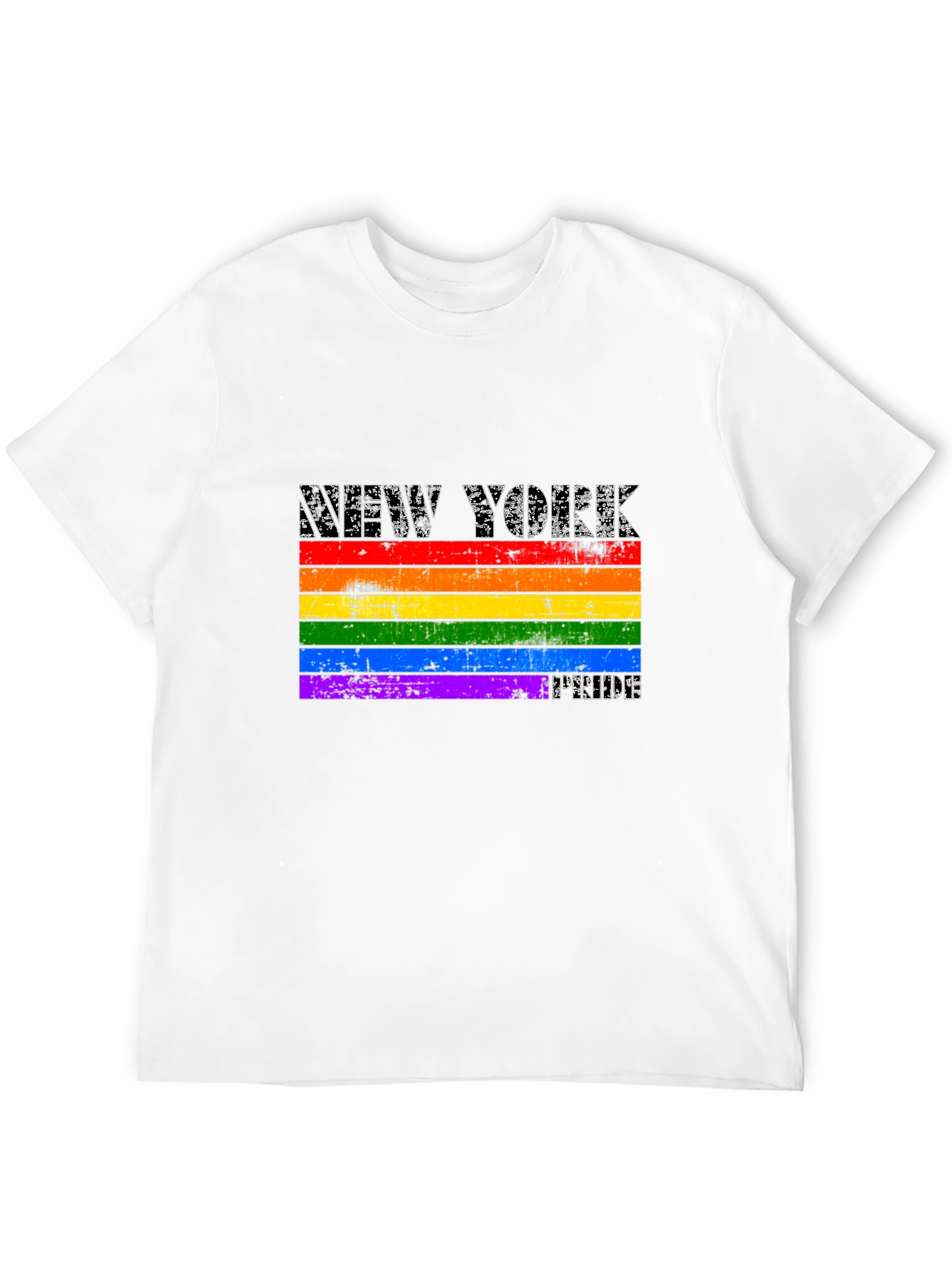 New York Pride Flag Graphic T-Shirt