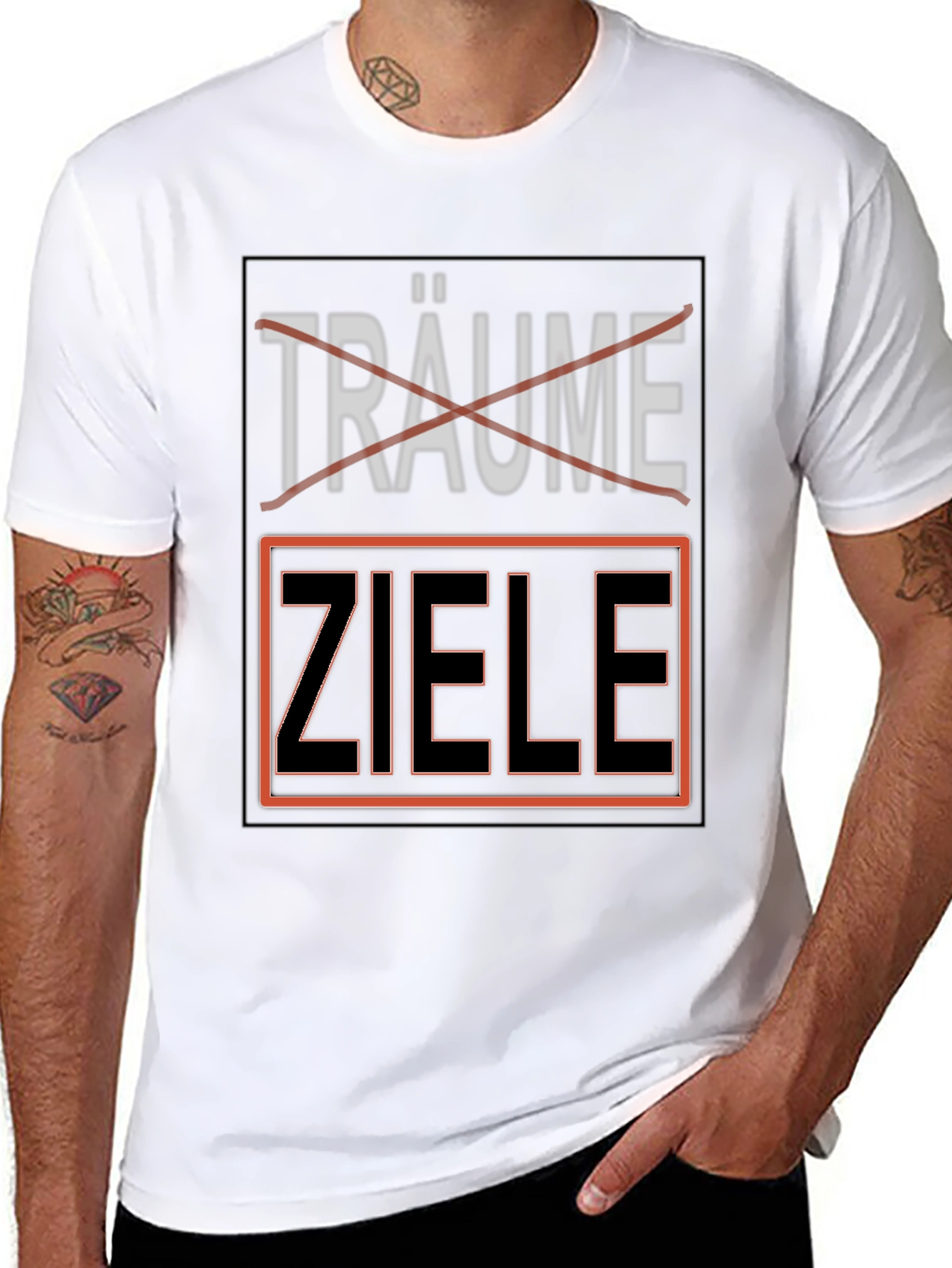 Goals T-Shirt - German Motivation Tee