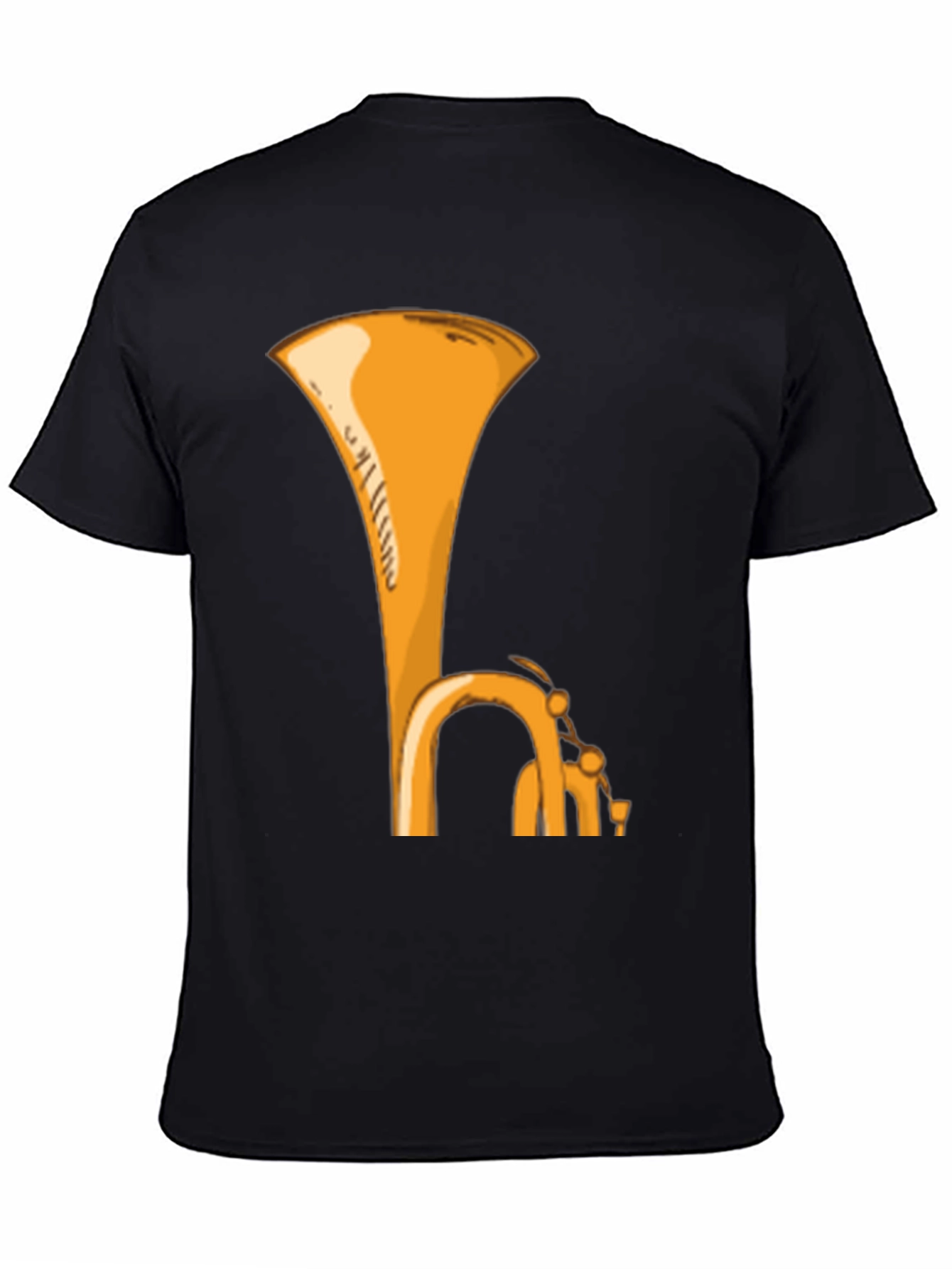 Tuba Graphic Tee - Music Lovers Black T-Shirt