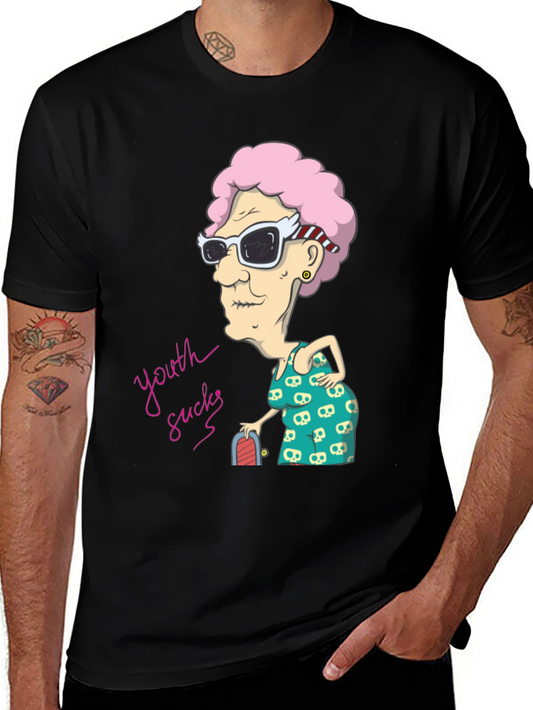 Youth Sucks T-Shirt - Cool Grandma Graphic