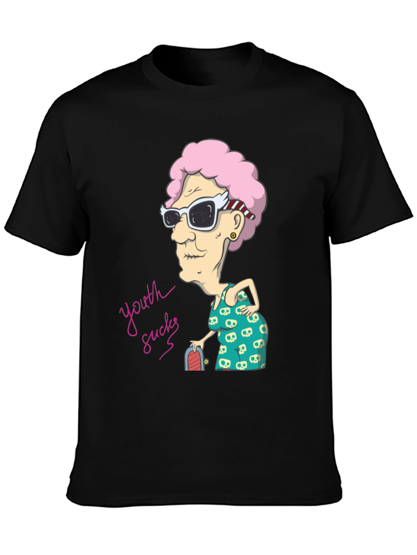 Youth Sucks T-Shirt - Cool Grandma Graphic
