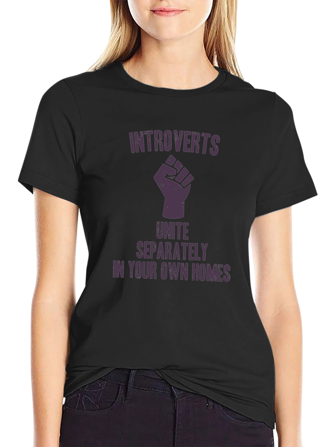 Introverts Unite Graphic T-Shirt