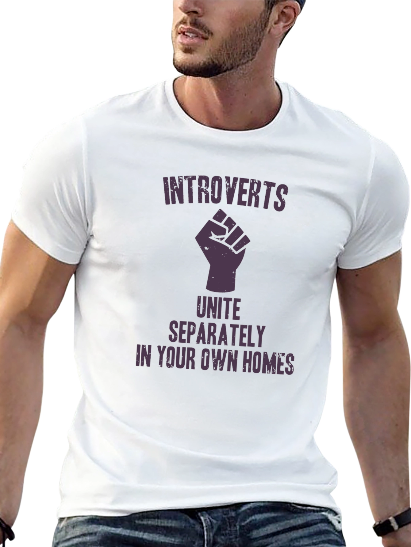 Introverts Unite Graphic T-Shirt