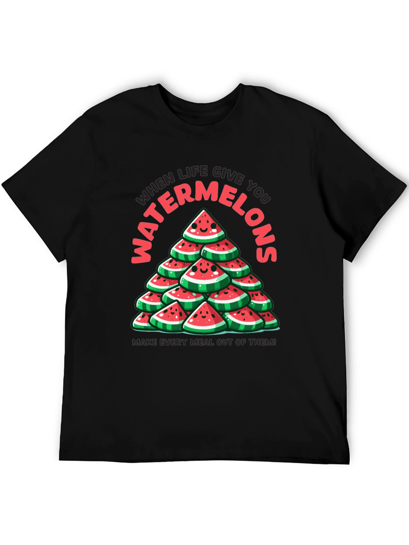 Watermelon Graphic Tee - When Life Gives You Watermelons!