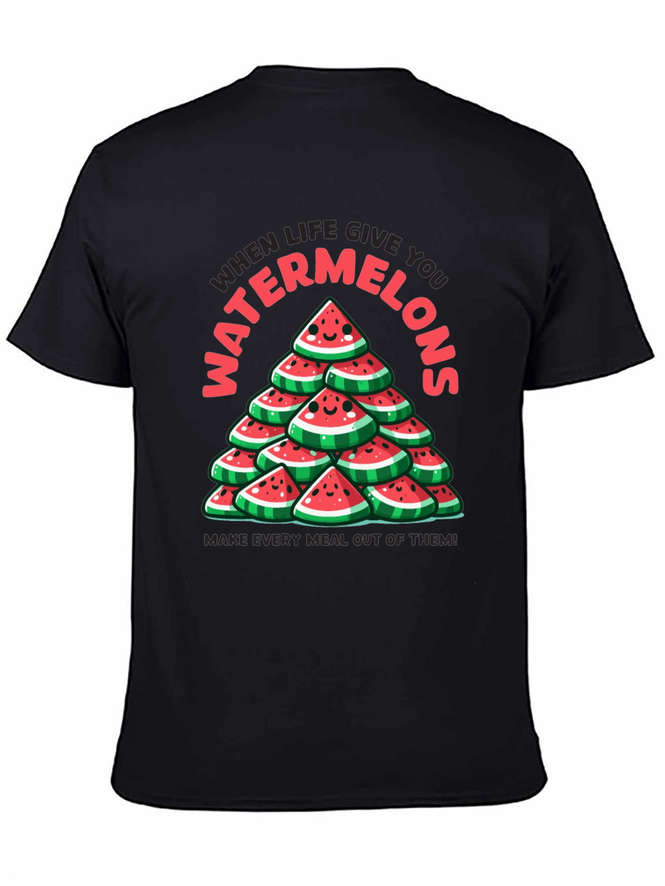 Watermelon Graphic Tee - When Life Gives You Watermelons!