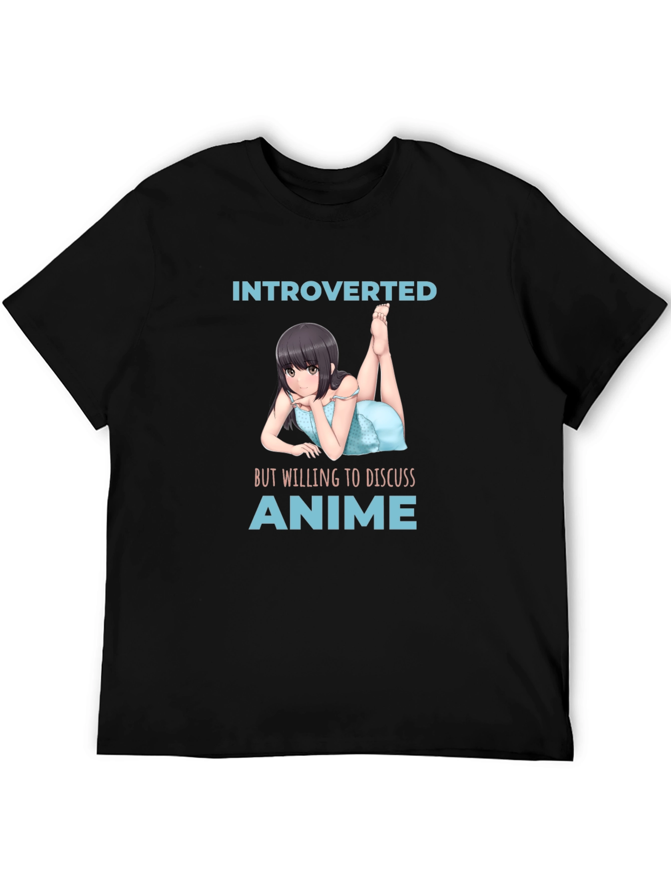Introverted Anime Lover T-Shirt - Black