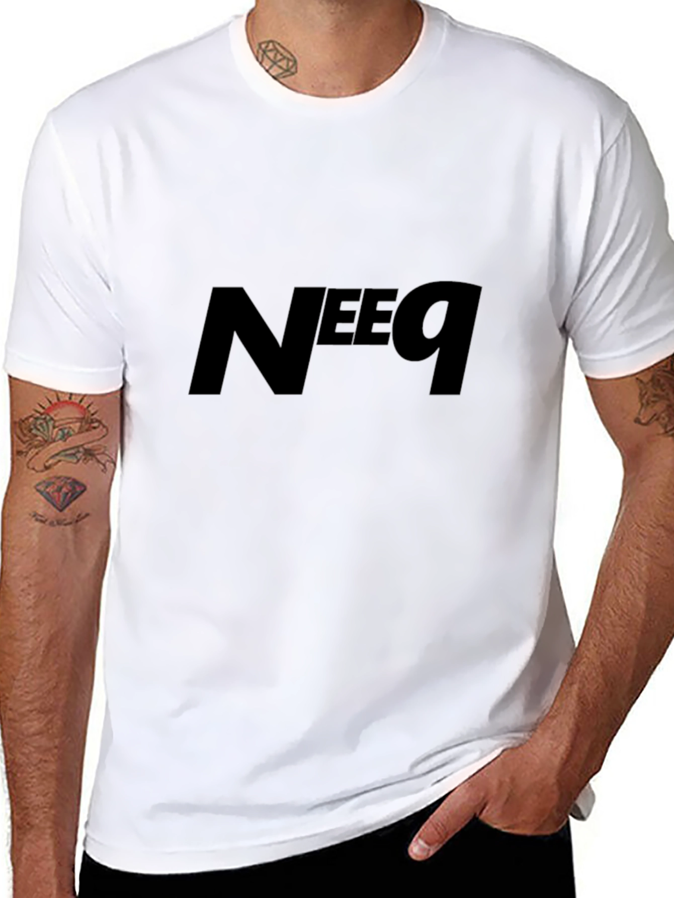 Bold Graphic Tee - NEEQ Black T-Shirt