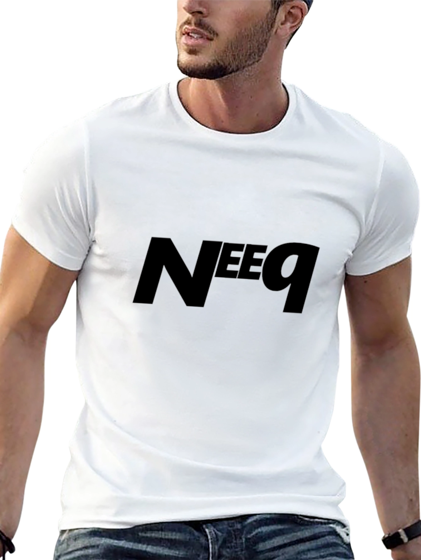 Bold Graphic Tee - NEEQ Black T-Shirt
