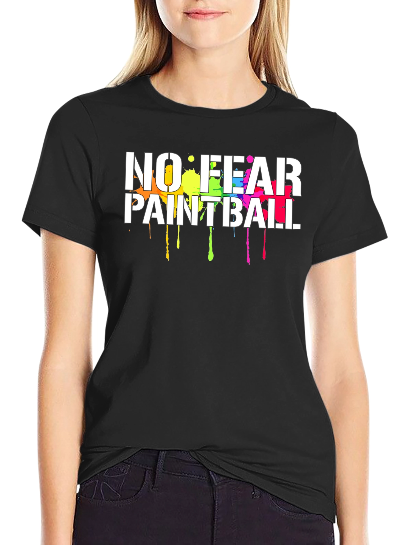 No Fear Paintball Black T-Shirt