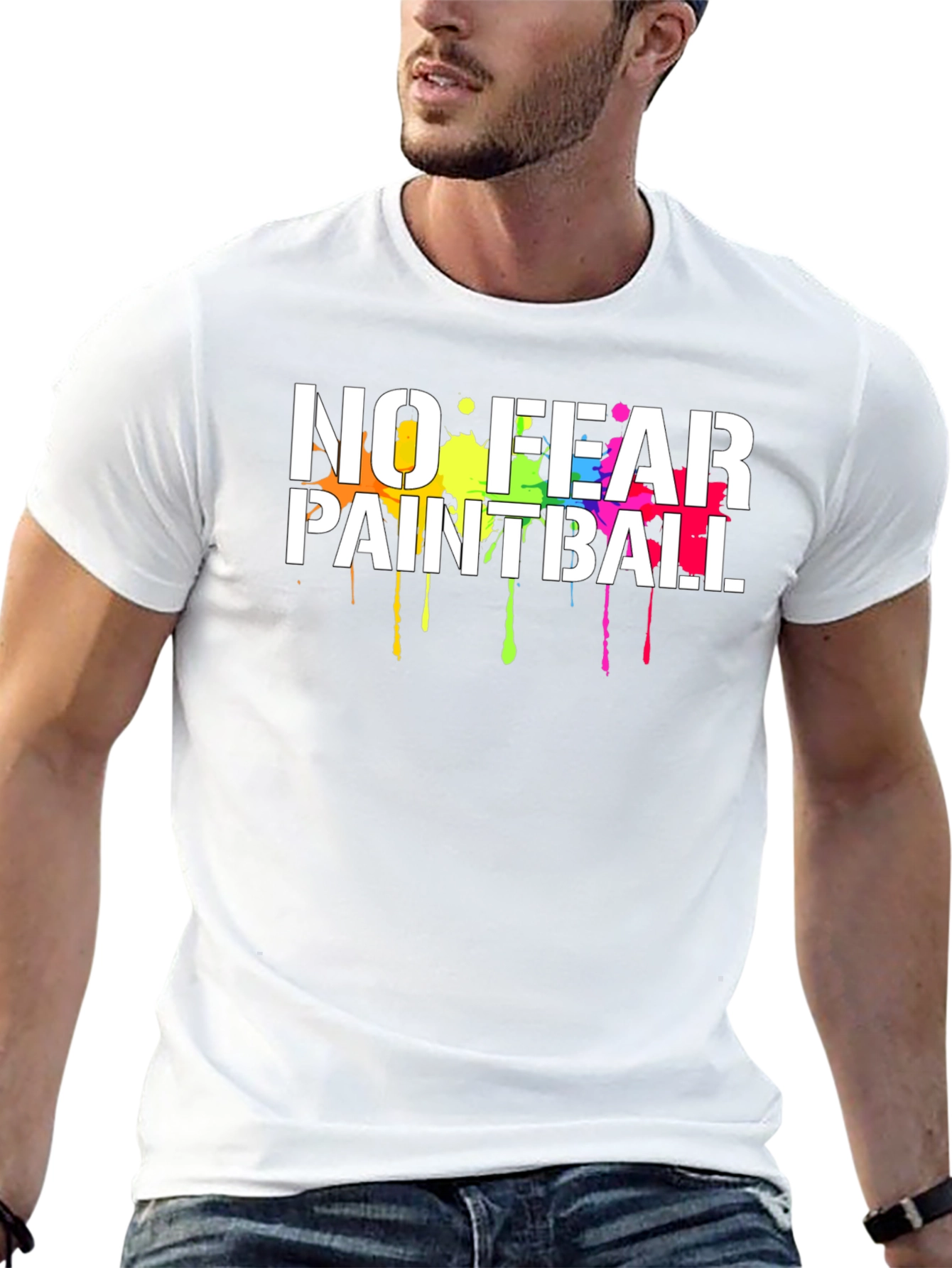 No Fear Paintball Black T-Shirt