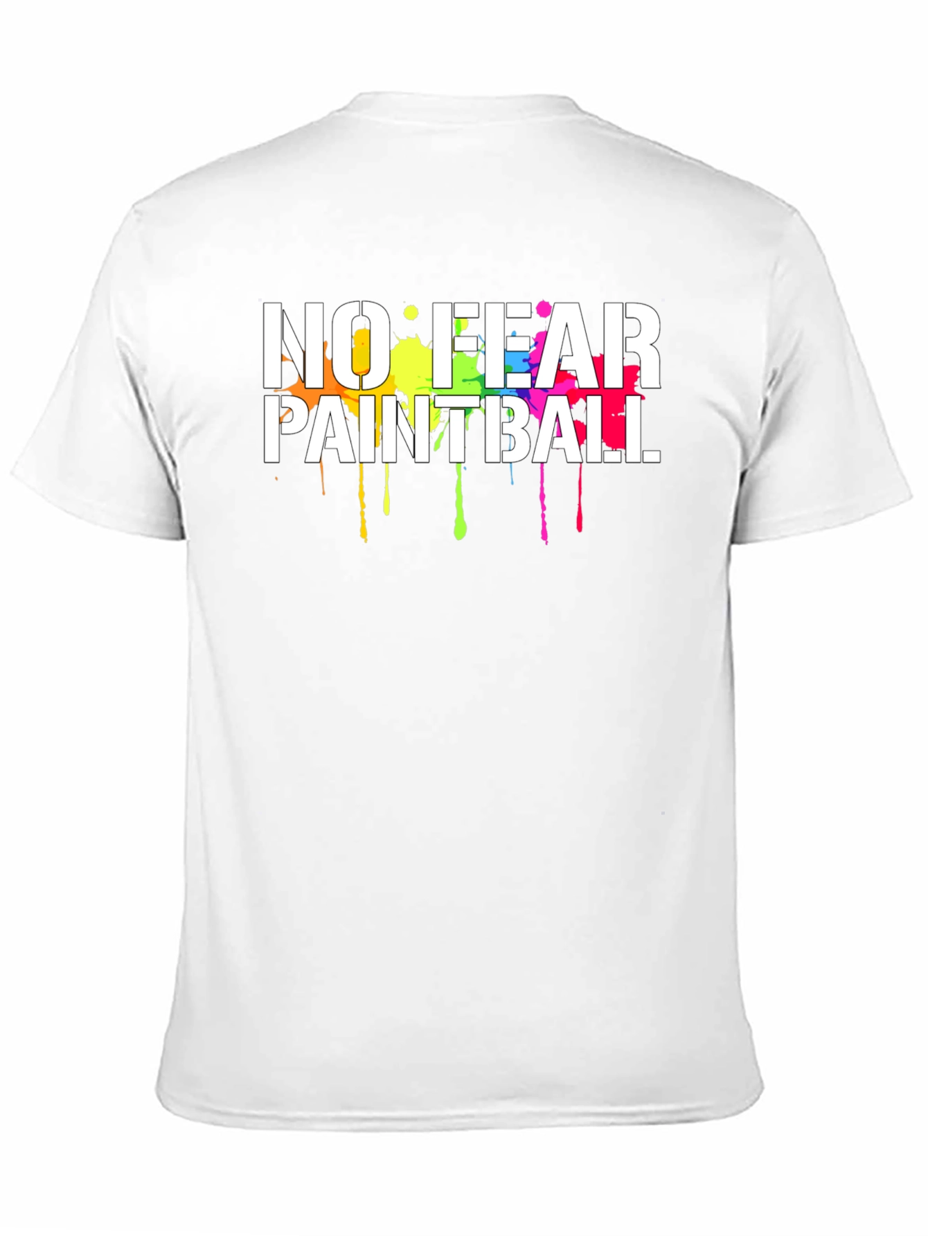 No Fear Paintball Black T-Shirt