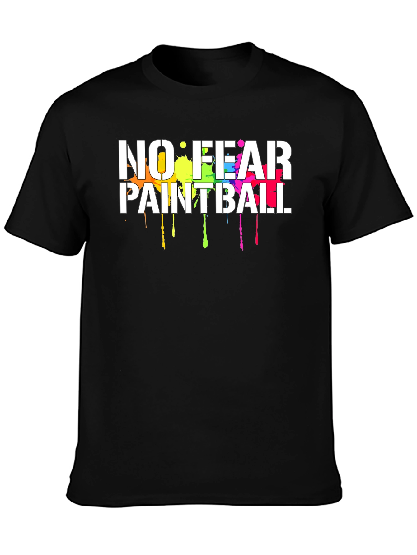 No Fear Paintball Black T-Shirt