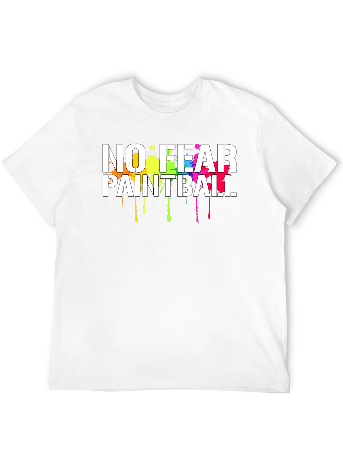 No Fear Paintball Black T-Shirt
